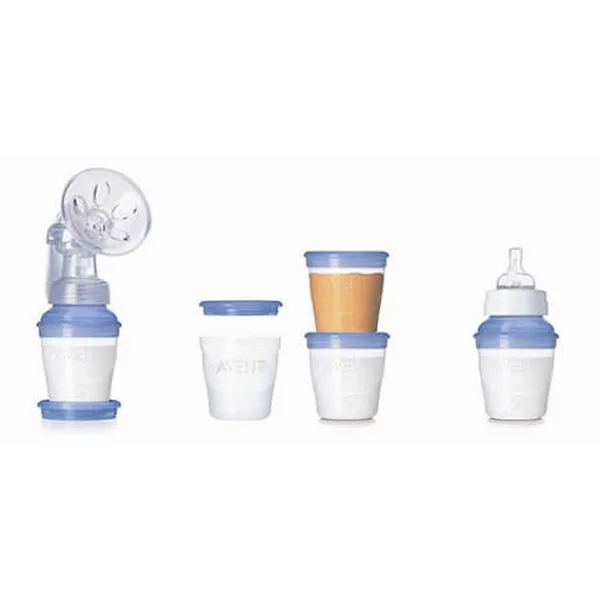PHILIPS AVENT AVENT Via rintamaidon säilytysastiat ja sovitin