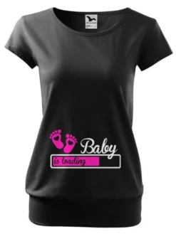 Baby is loading - t-paita, usta