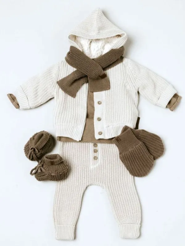 Baby's Only - neulehuppari vauvalle, Warm Linen