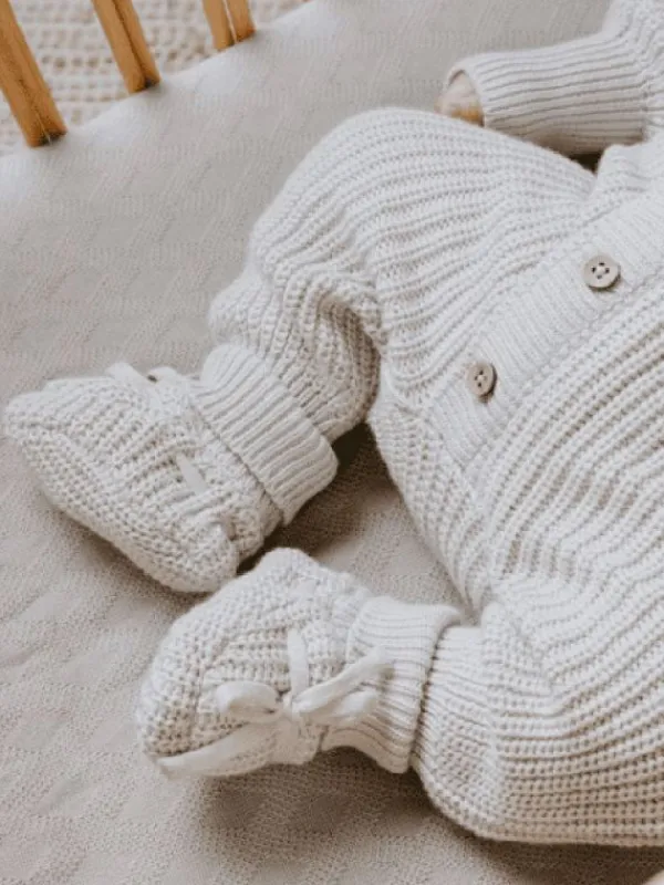 Baby's Only - TEDDY neulehaalari vauvalle, Warm Linen
