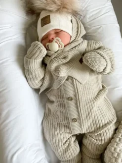 Baby's Only - TEDDY neulehaalari vauvalle, Warm Linen