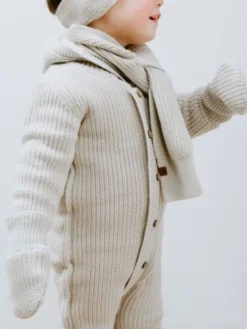Baby's Only - vauvan neulehuivi - Warm Linen
