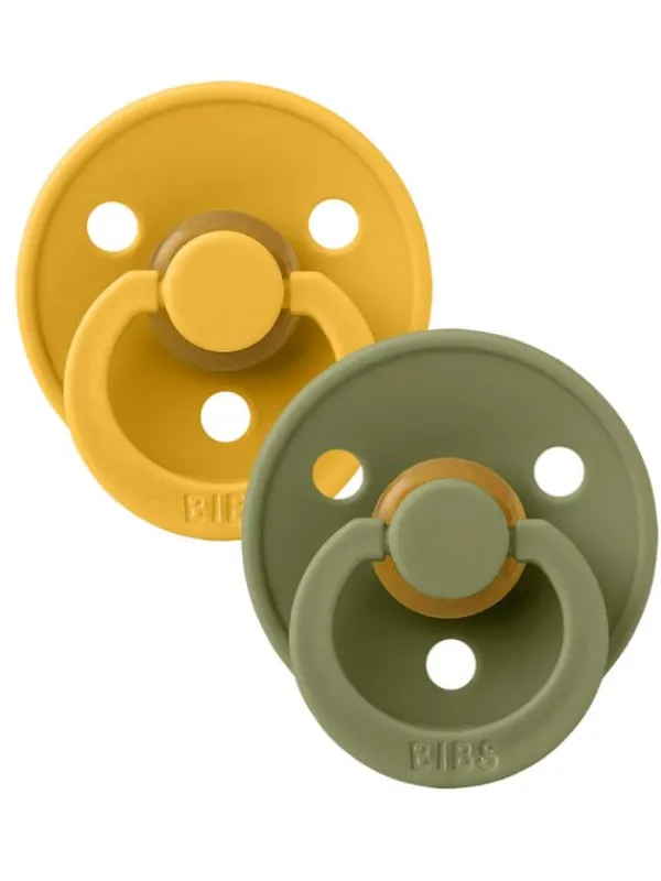 BIBS - vauvan tutti 2-PACK 0-18kk - Honey Bee / Olive