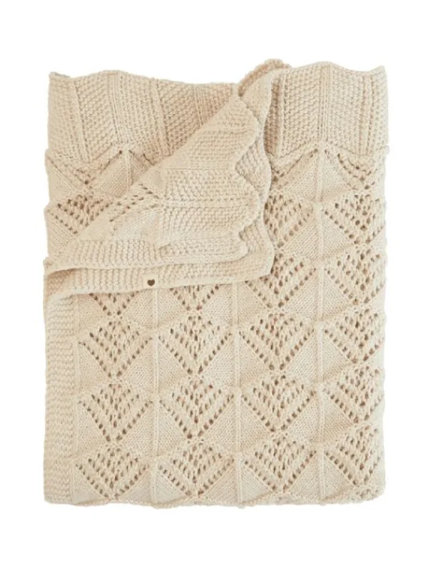 BIBS tutit BIBS - Wavy vauvan torkkupeitto, vaalea beige