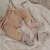 BIBS tutit BIBS - Wavy vauvan torkkupeitto, tumma beige