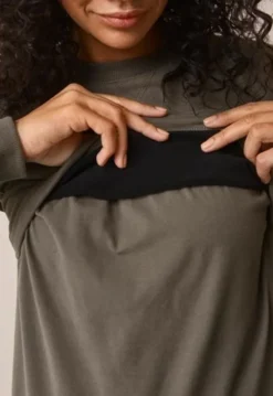 Boob Deign - ietycoege B-Warer weathirt Oive eaf