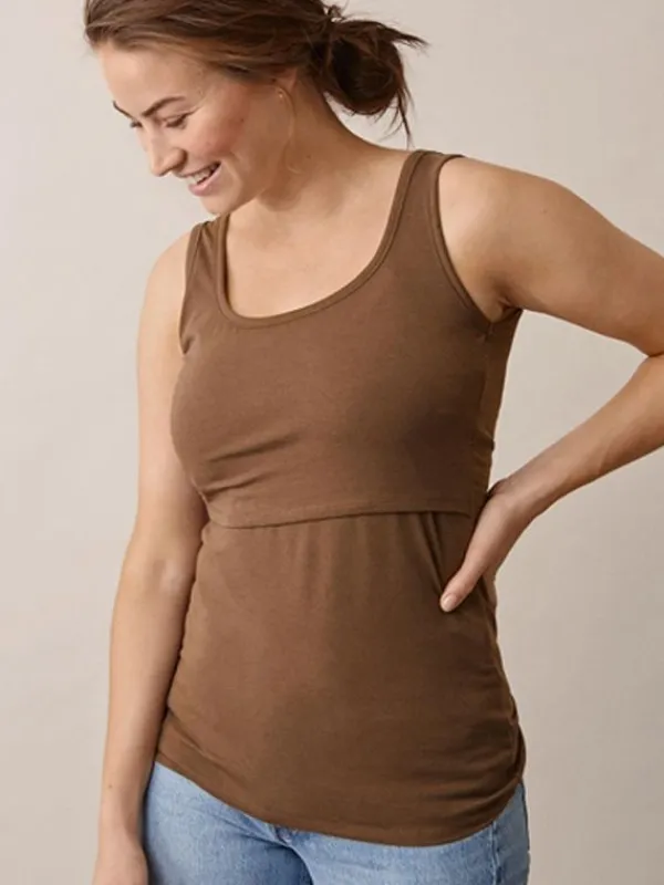 Boob Deign - imetytoppi Claic Tank Top Hazelnut