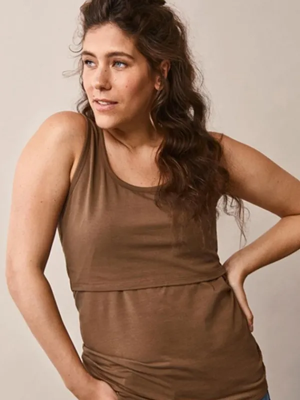 Boob Deign - imetytoppi Claic Tank Top Hazelnut