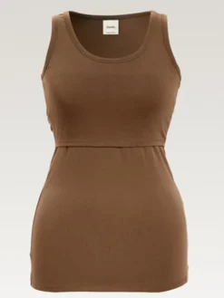 Boob Deign - imetytoppi Claic Tank Top Hazelnut