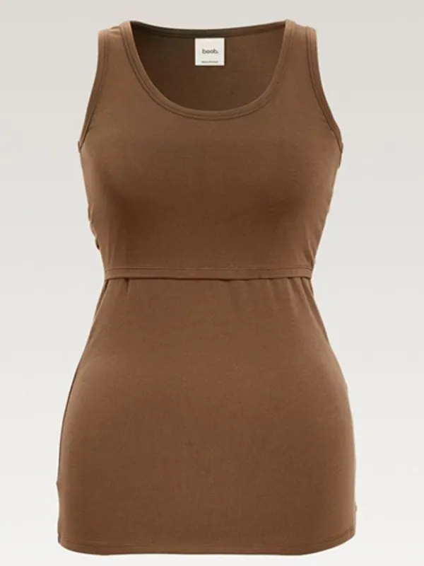 Boob Deign - imetytoppi Claic Tank Top Hazelnut