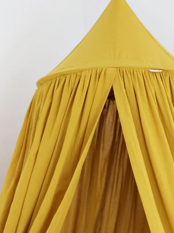 COTTON & SWEETS Canopy Soft sänkykatos 50, mustard