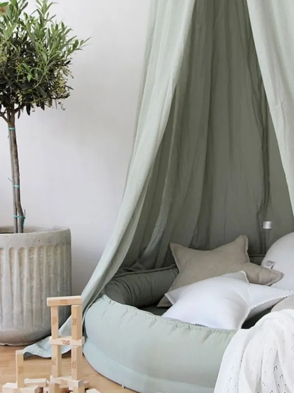 COTTON & SWEETS Canopy Soft sänkykatos 50, sage