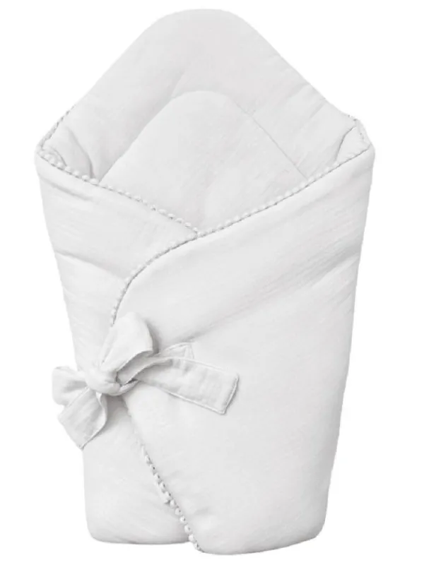 COTTON & SWEETS Cotton & Sweet - harso unipussi koristereunalla, white