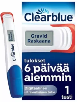 Digital Ultra Early Raskaustesti Clearblue - 1 kpl