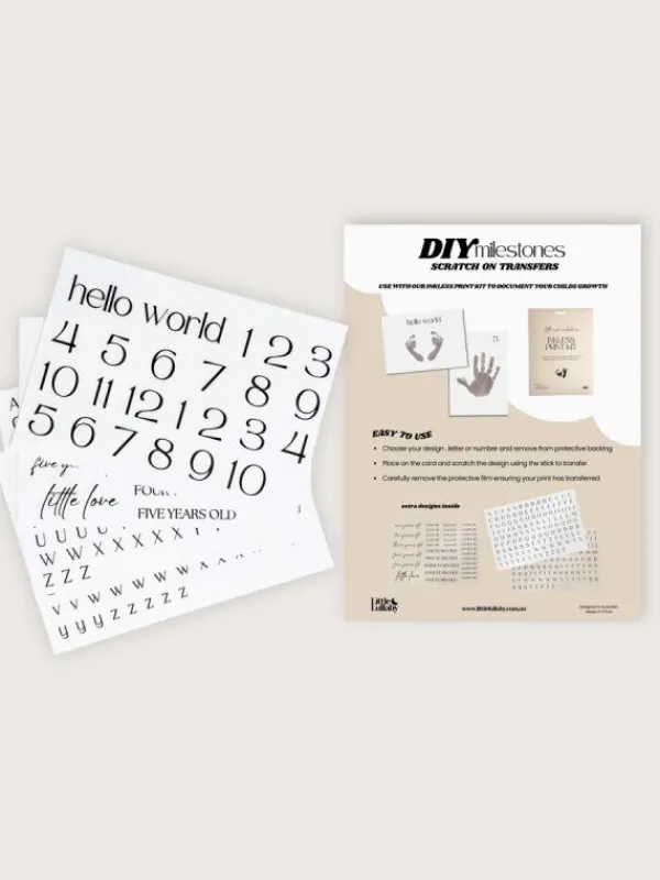 DIY Milestone Siirtokuvat – Tee itse vauvan kuukausi- ja vuosikuvat
