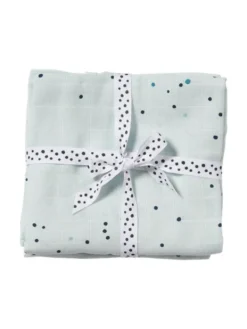 Done by deer - harsoliina 2-pack 70x70 - Dreamy dots blue