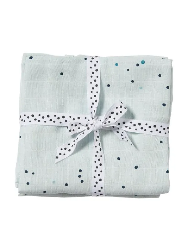 Done by deer - harsoliina 2-pack 70x70 - Dreamy dots blue