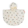 Done by deer - luomupuuvillainen poncho pyyhe lapselle - Sea friends Beige