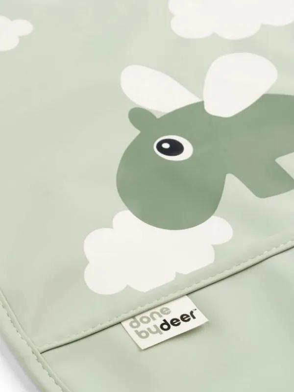 Done by deer - Ruokalappu - Happy clouds, green