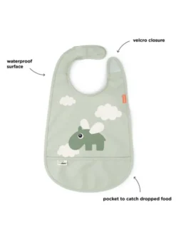 Done by deer - Ruokalappu - Happy clouds, green