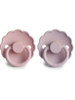 FRIGG - vauvan luonnonkumi tutti 2-Pack, Pink/Lilac
