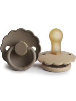 FRIGG - vauvan luonnonkumi tutti 2-Pack, Croissant/Portobello