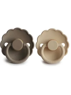 FRIGG - vauvan luonnonkumi tutti 2-Pack, Croissant/Portobello