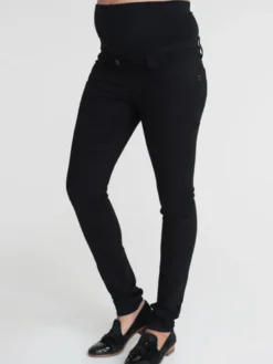 Funmum- Skinny jeans äitiysfarkut - musta