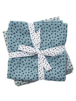 Done by deer Harsoliina 2-pack 70x70 - Happy dots blue -