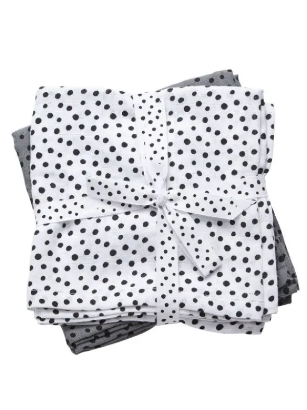 Done by deer Harsoliina 2-pack 70x70 - Happy dots grey -