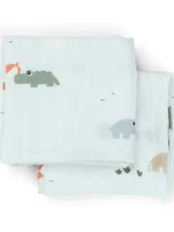 Done by deer Harsoliina 2-pack 70x70 - Playground Blue -