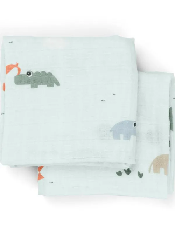 Done by deer Harsoliina 2-pack 70x70 - Playground Blue -