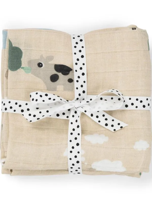 Done by deer Harsoliina 2-pack 70x70 - Tiny farm -
