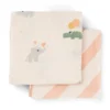 Done by deer Harsoliina vauvalle 2-pack 70x70 - Celebration Powder –