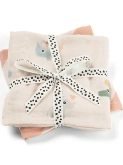 Done by deer Harsoliina vauvalle 2-pack 70x70 - Celebration Powder –