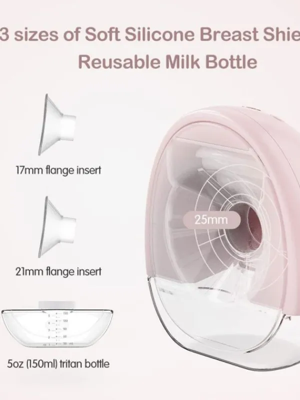 Horigen rintapumput Horigen rintapumppu - puettava ja langaton, rosa