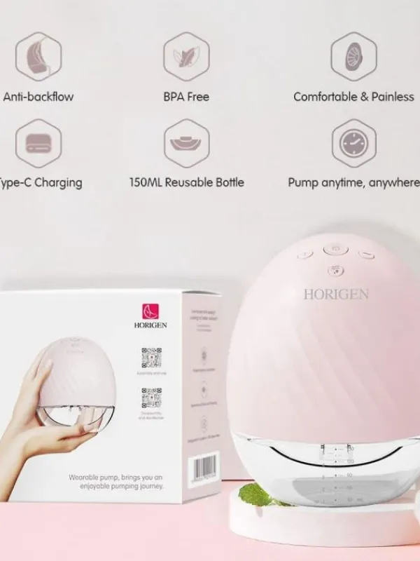 Horigen rintapumput Horigen rintapumppu - puettava ja langaton, rosa