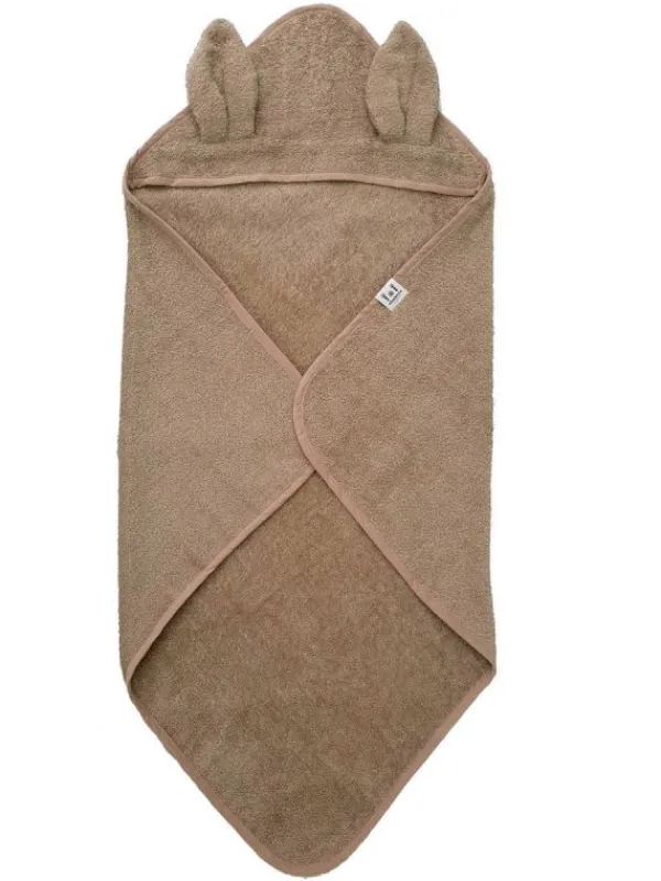 Huppupyyhe lapselle, pupunkorva warm taupe