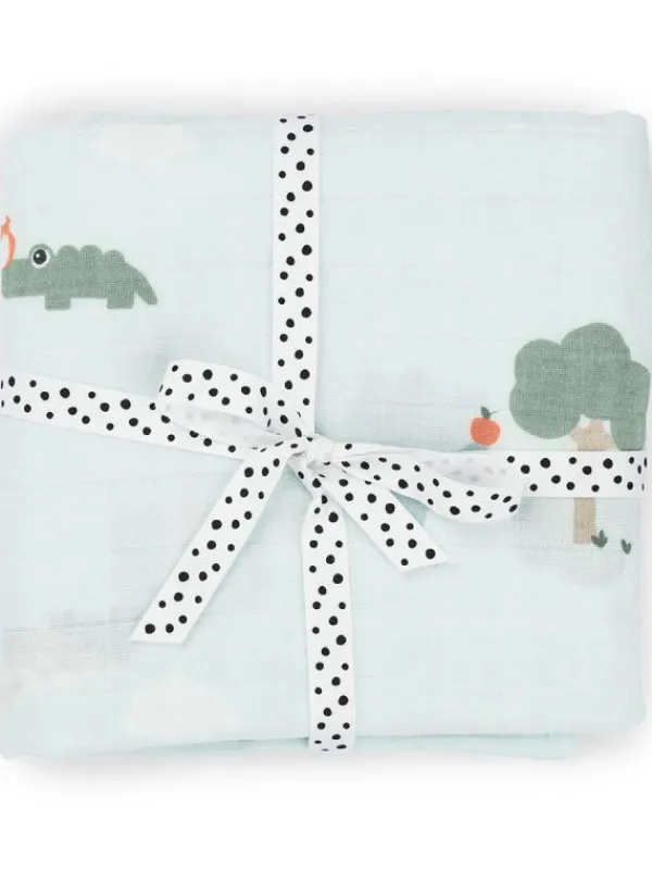 Done by deer Iso kapaloliina 120x120 Playground Blue -