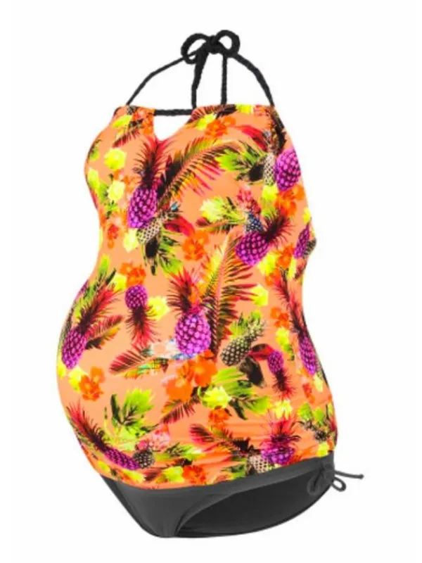 Äitiyuiapuku tankini ALOHA, coral | CACHE COEUR