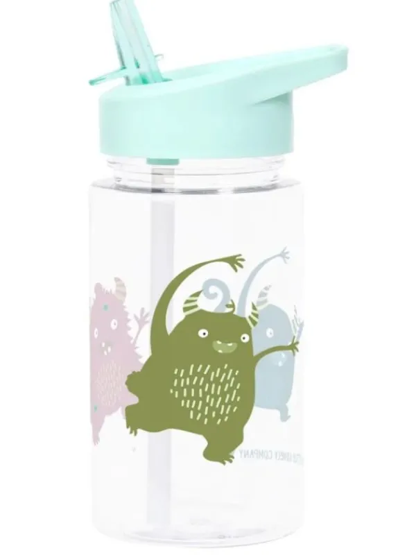 A LITTLE LOVELY COMPANY Juomapullo 450ml, mörkö |