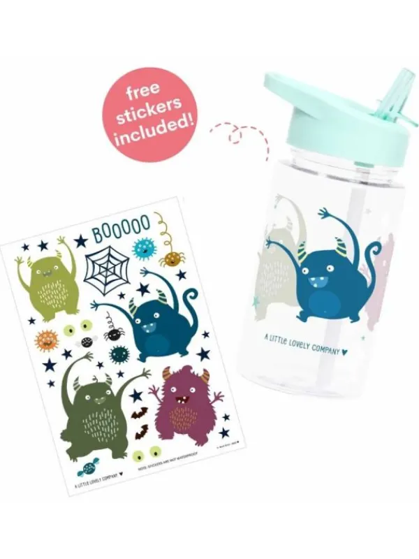A LITTLE LOVELY COMPANY Juomapullo 450ml, mörkö |