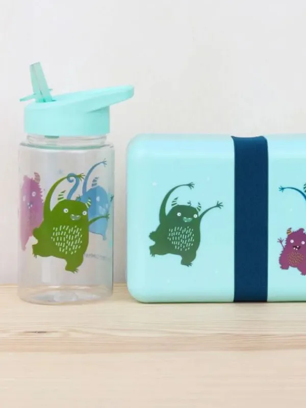 A LITTLE LOVELY COMPANY Juomapullo 450ml, mörkö |