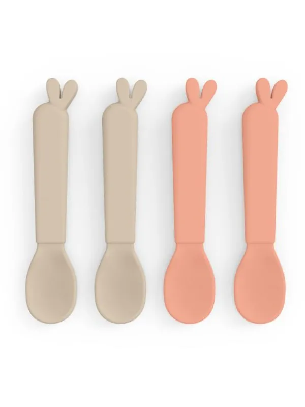 Done by deer Kiddish lusikat 4-pack Lalee, Sand / Coral