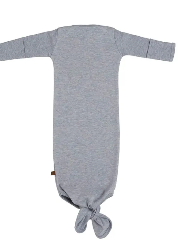 BABY´S ONLY Knotted gown yöpuku vastasyntyneelle, harmaa