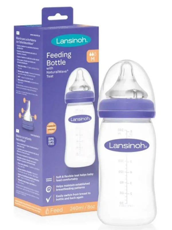 LANSINOH - tuttipullo 240ml, 3kk+