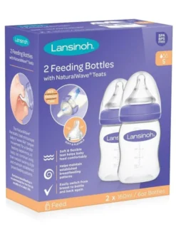 LANSINOH - tuttipullot 160ml 2-pack