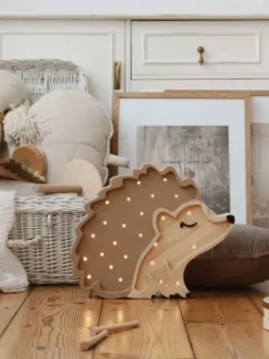 LITTLE LIGHTS Yövalo, Hedgehog Autumn Brown