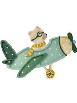 Little Lights Yövalo, Vintage Plane, 4 Eri väriä