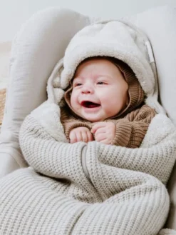BABY´S ONLY Lämpöpussi turvakaukaloon / vaunuihin, Hope dusty grey